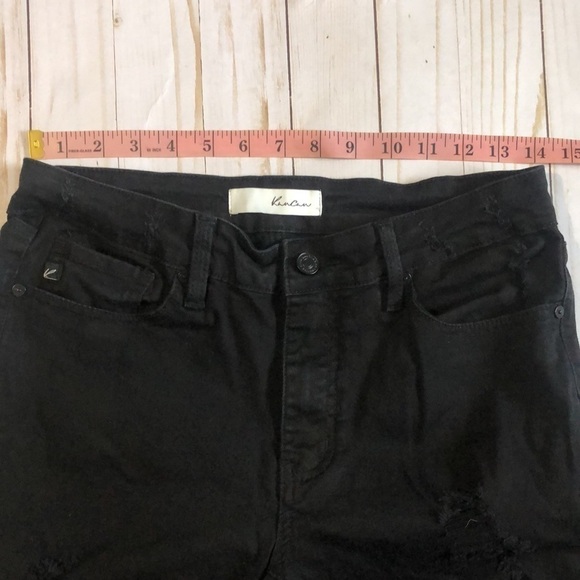 KanCan black distressed jeans size 9/28 EUC - Picture 10 of 12